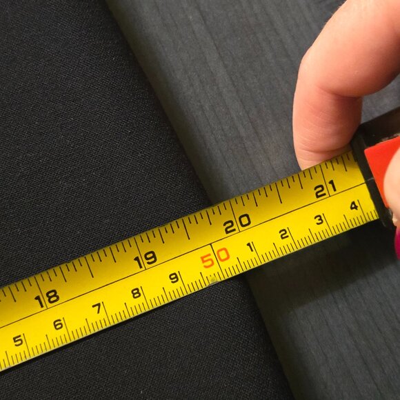 Navy Blue Midi Tube Straight Skirt Large - Picture 7 of 9